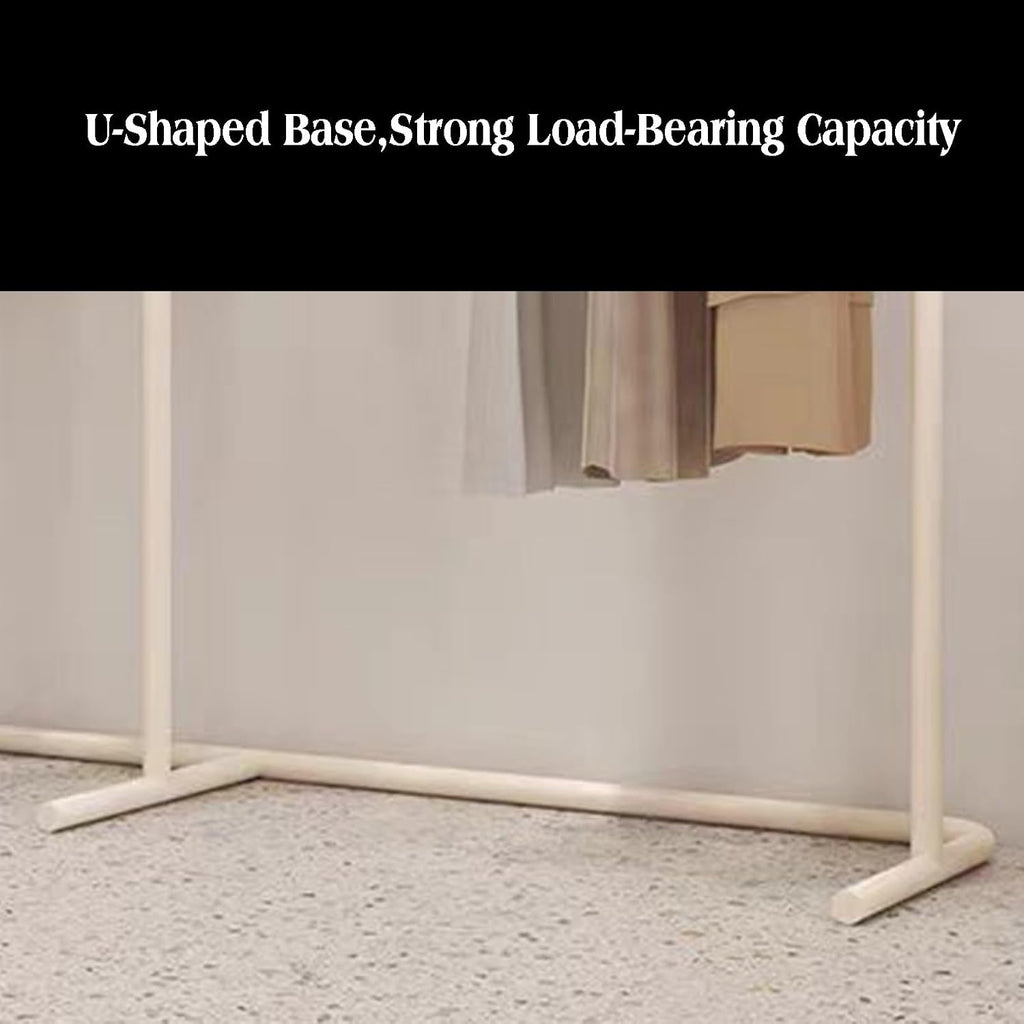 Single Arm Clothes Rack,Freestanding Garment Heavy Duty,Large Load Capacity for Retail And Home Storage(180x160cm)