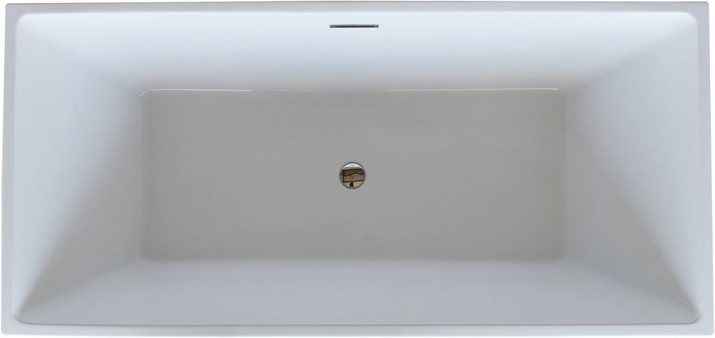 Venzi Vida Collection 32 x 67 Rectangle Acrylic Fr