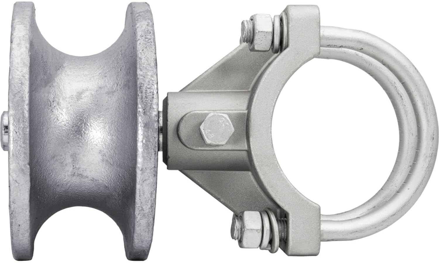 Cantilevered Gate Rollers, Cantilevered Rollers, for 4' Post, 2-3/8' Chain Link Fence Gate Frame - CASE Qty 4