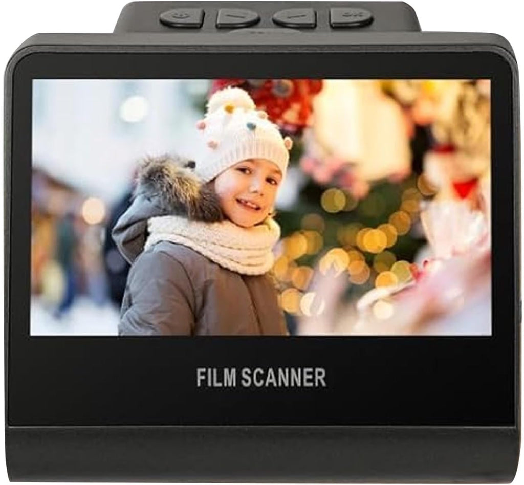 Yoidesu Film Scanner Digital 22MP with 5 Inch LCD Screen, Digital Film Scanner 16GB Memory, Slide Convert Negatives Monochrome to JPEG