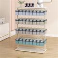 Lingerie Garment Rack, Underwear Display Stand, Metals, Retail Sock Show shelves, Supermarkets Commercial Clothing Store Shelf, for Bras, Shorts, Hats, 4 Tier(B,100 * 40 * 135cm)