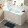 FerdY 55' x 33' Walk-in Bathtub with Left-Side Door Opening, Quick Fill and Drain System, Shower Combo with Rectangular Soaking Bathtub in White, Floridian