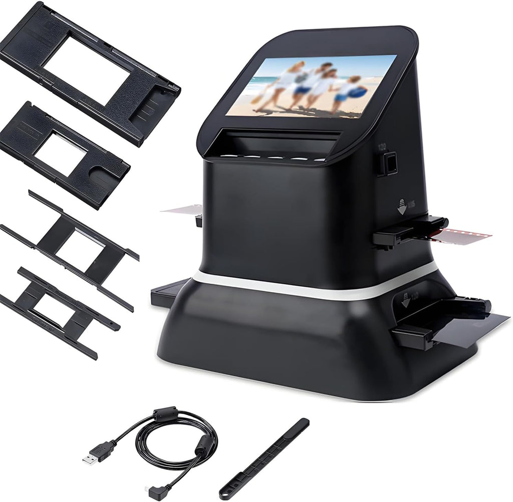 Professional 22mp Film Scanner,Film & Slide Scanner,High Resolution Films Scanners,with Large 4.3' LCD to Scan Negatives & Slides,for Home Use & Films Enthusiasts