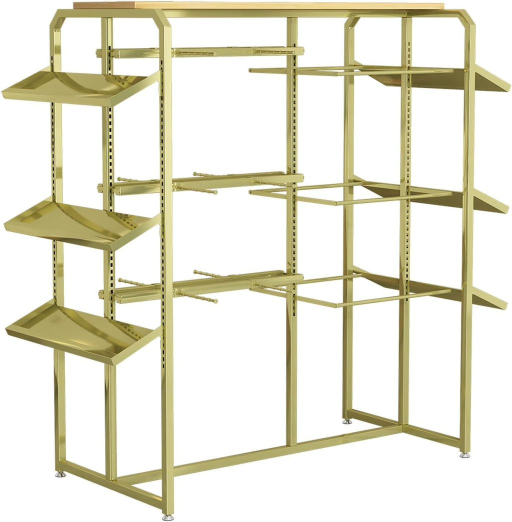 Display Stand Retail Store Garment Rack Clothing Hanger, Underwear Panty Rack Shorts Bra Display Stand, Metal Hanging Rack for Boutique Mall
