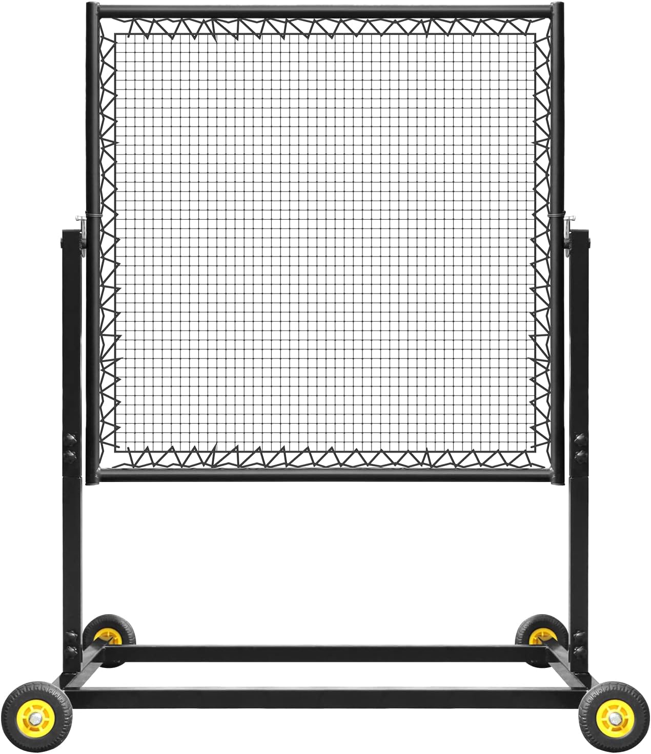 MR Height Adjustable Rebounder, Portable Sports Bounce Back Net, Adjustable Angle Pitch Back Return Net, Rebound Wall for Lacrosse, Baseball, Softball, Soccer, Football, Basketball, Volleyball, Tennis
