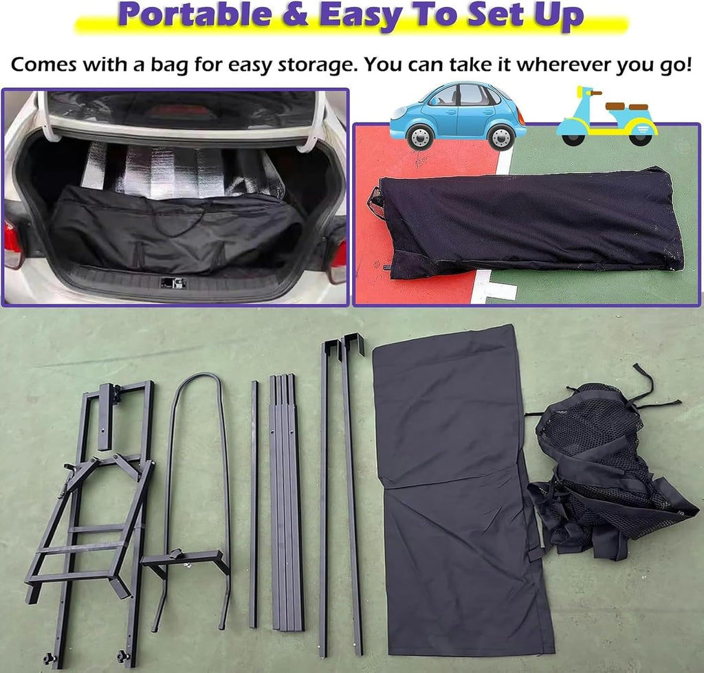 Basketball Hoop Returner Shot Return Apparatus Youth/Adults/Kids Catcher Net Rebounder Metal for Home School Gym Hang Portable Train