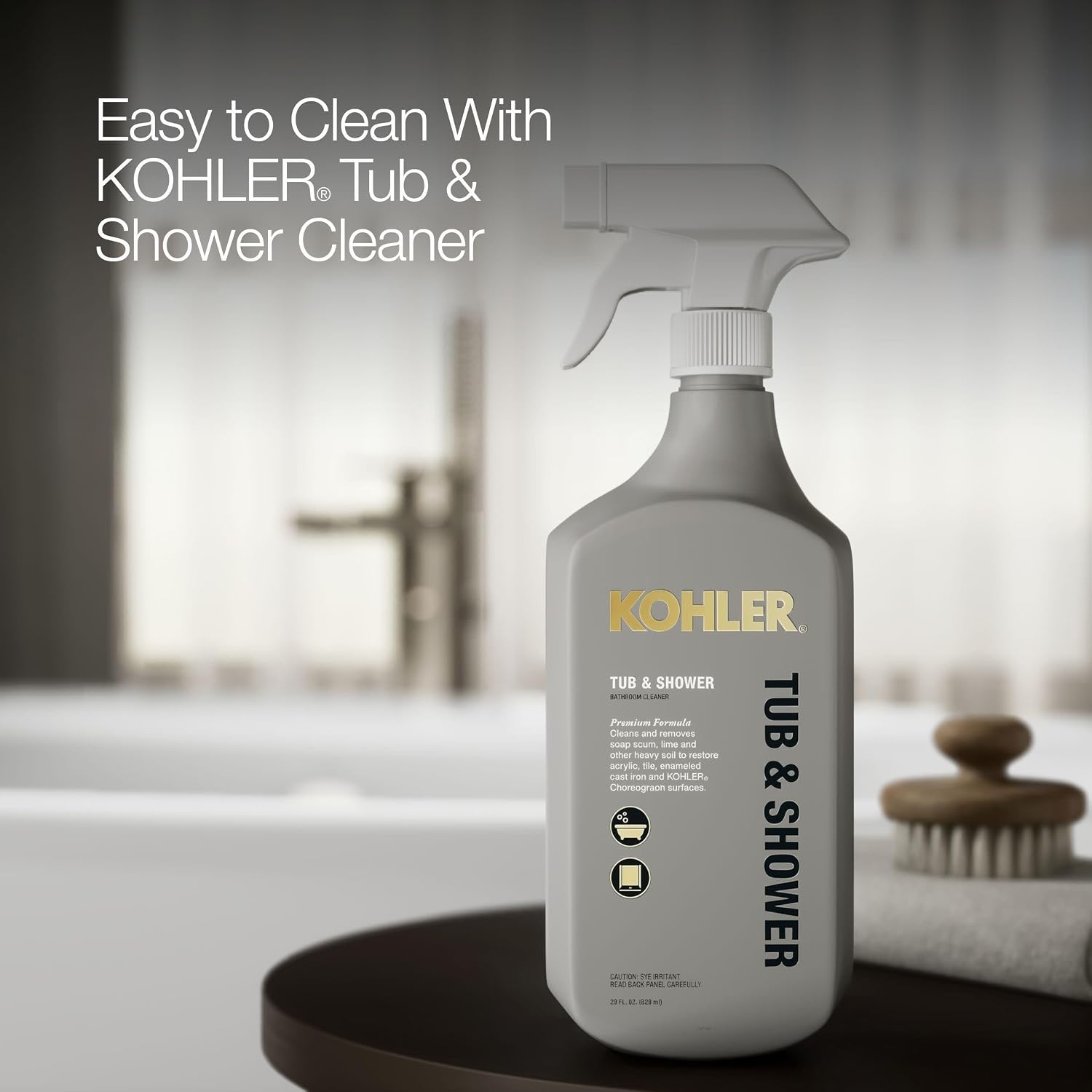 Kohler 24002-0 Sunstruck® 60' x 34' freestanding bath with fluted shroud, White