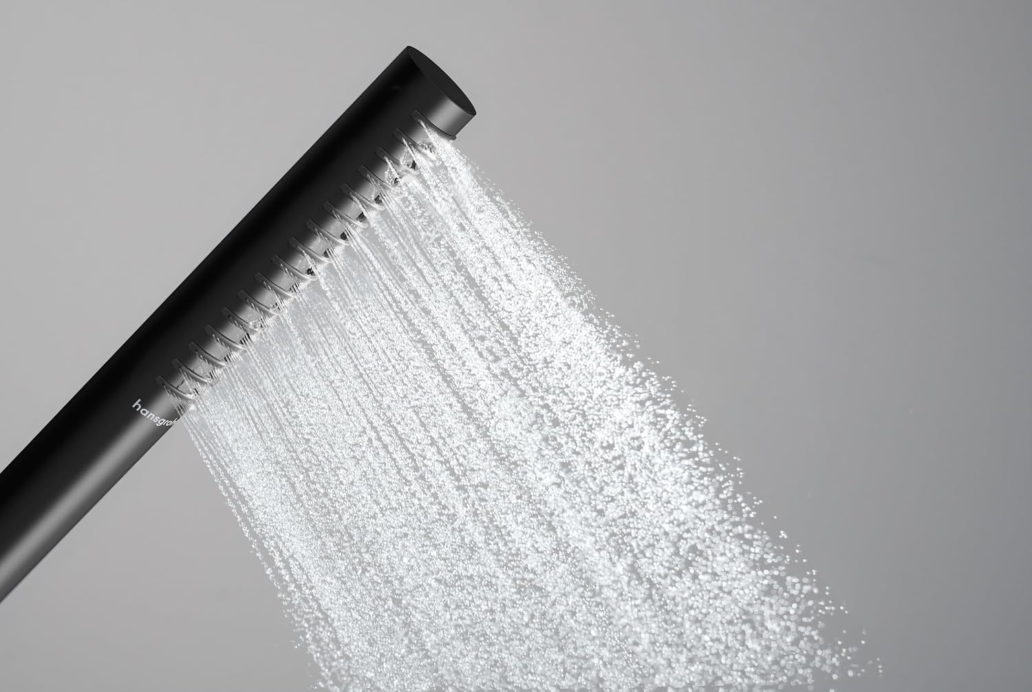 hansgrohe Tecturis S -Handle 39-inch Tall Freestanding Bathtub Faucet with Handshower in Matte Black, 73440671