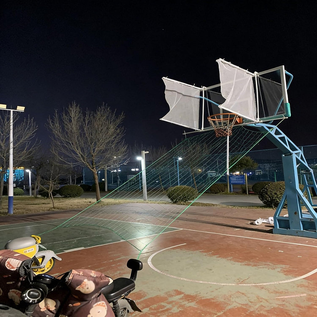 Basketball Rebounder, Basketball Return Attachment for Hoops, Basketball Backstop Catch Net for Shooting Practice Hoop Outdoor, Shot Trainer Rebounder Net for Efficient Training