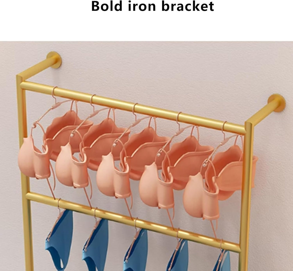 Boutique Lingerie Stand,Freestanding Clothing Store Retail Lingerie Garment Rack,Bra Shorts Display Storage Rack(L-60CM)