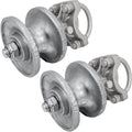 Cantilevered Gate Rollers, Cantilevered Rollers, Rolling Cantilever, Slide Gate Roller Hardware, for 3' Post, 2-3/8' Chain Link Fence Gate Frame - CASE Qty 4