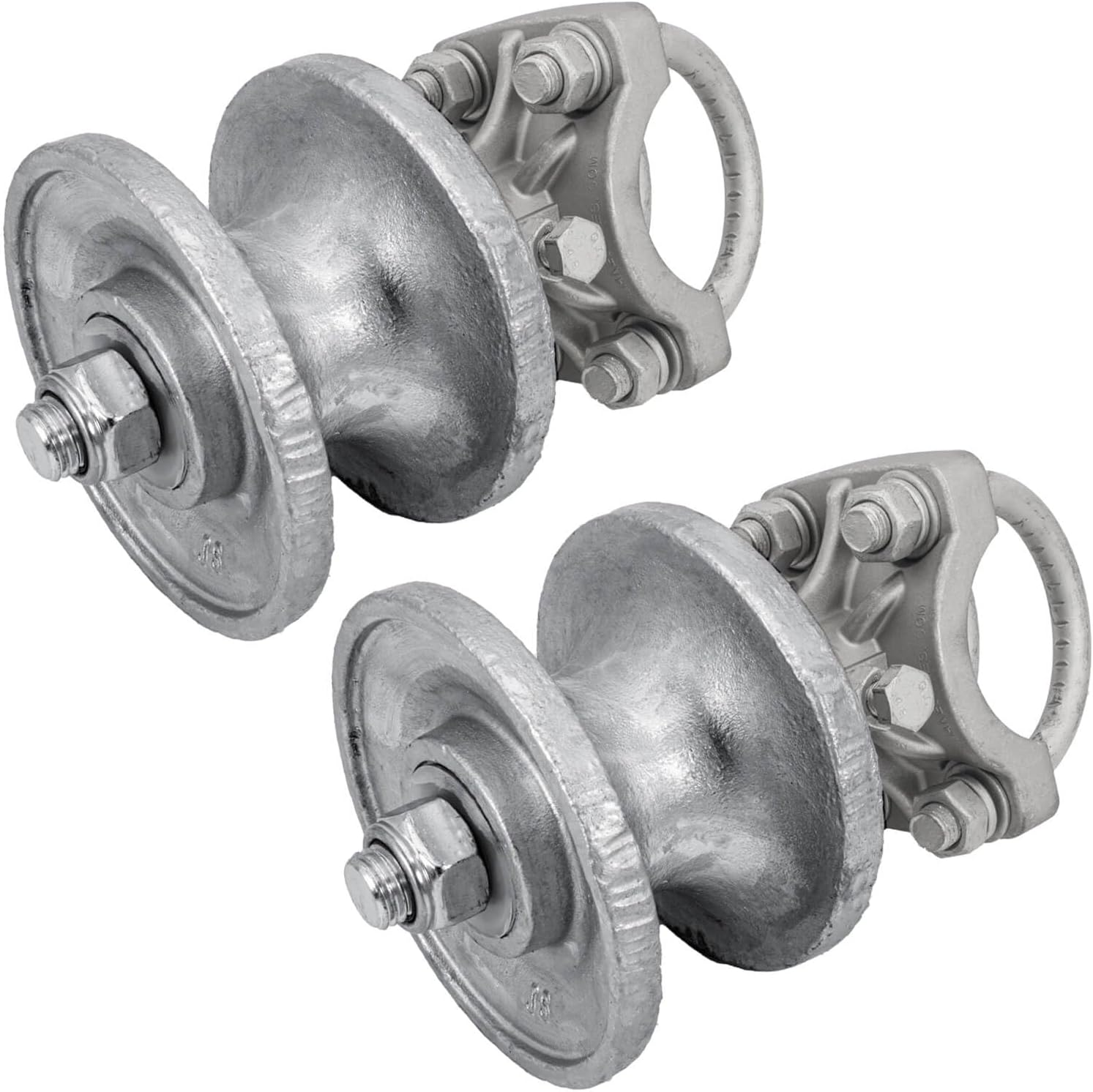 Cantilevered Gate Rollers, Cantilevered Rollers, Rolling Cantilever, Slide Gate Roller Hardware, for 3' Post, 2-3/8' Chain Link Fence Gate Frame - CASE Qty 4
