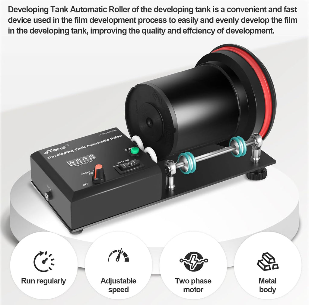 eTone Developing Tank Automatic Roller Darkroom Film Camera Accessories Processing Equipment for Jobo 1500 Series AP Jiancheng Wigobolt Developing Tank