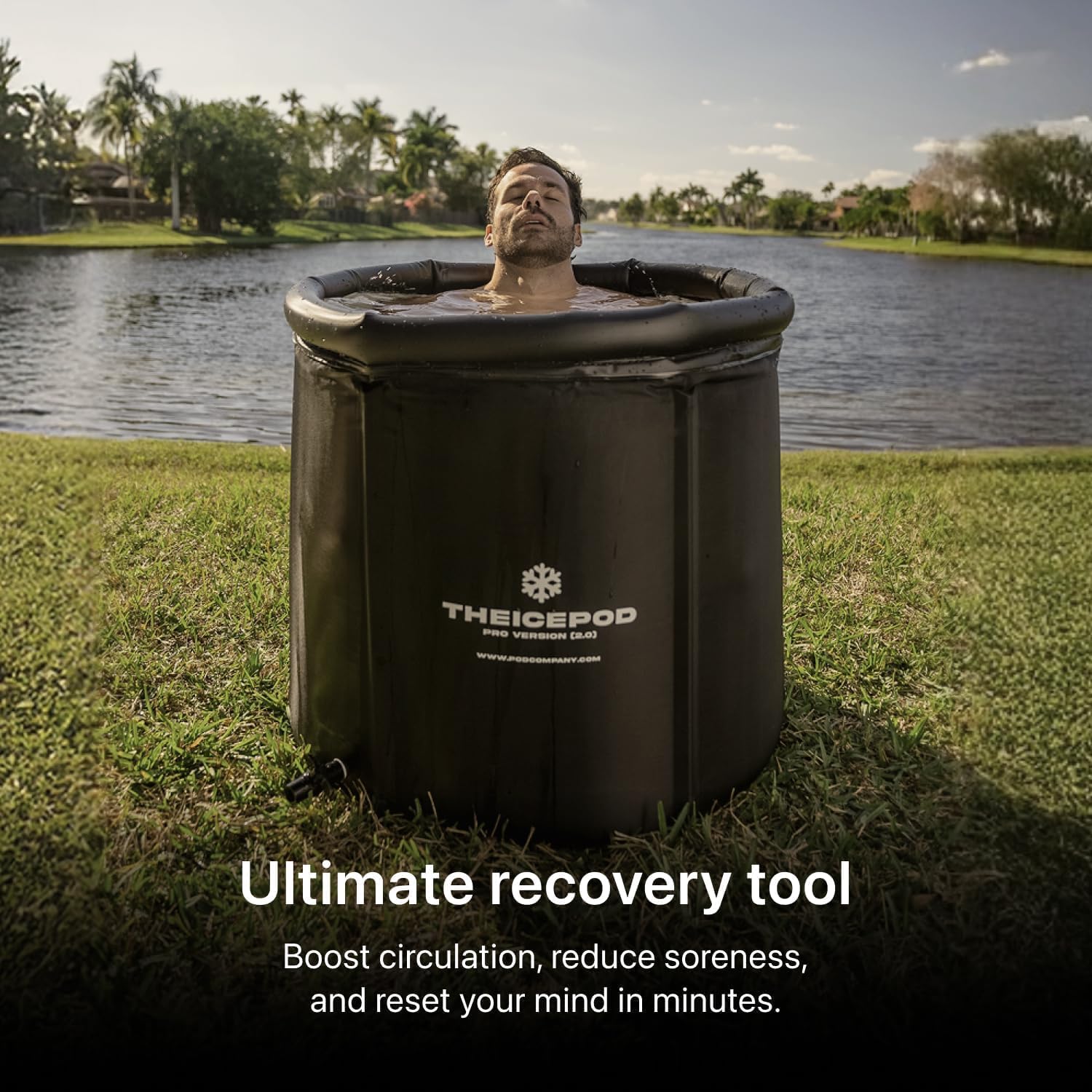 The Pod Company Standard Ice Bath Tub (Ice Pod Standard, Chiller (41°F))