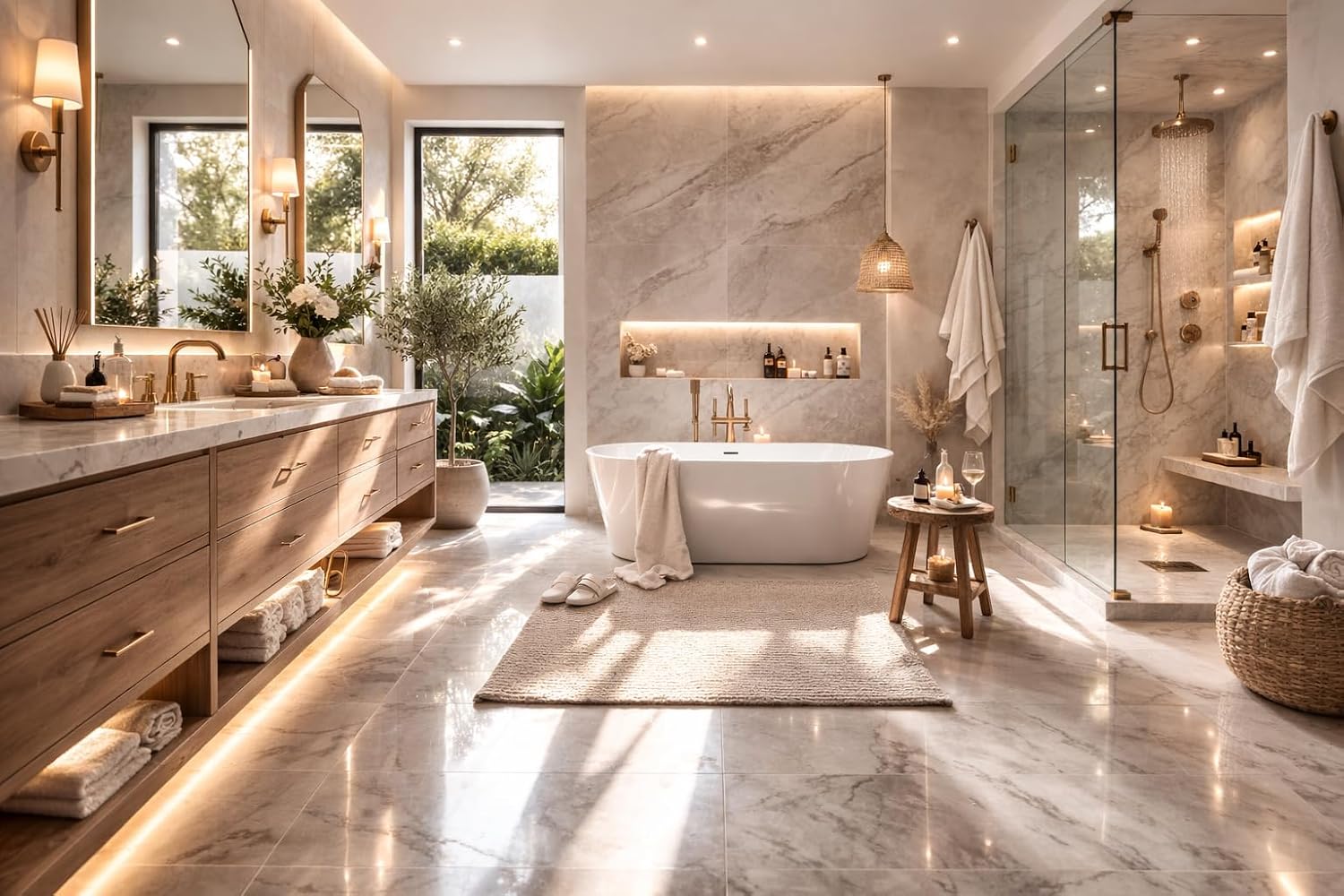 ANZZI Freestanding Bathtub 55 In Acrylic Soaking Tub Flat Bottom One Piece Marine Grade Build Glossy White Center Drain Chrome Overflow 73 Galon 55.12 x 29.53 x 22.83'' In Chand Series | FT-AZ098-55