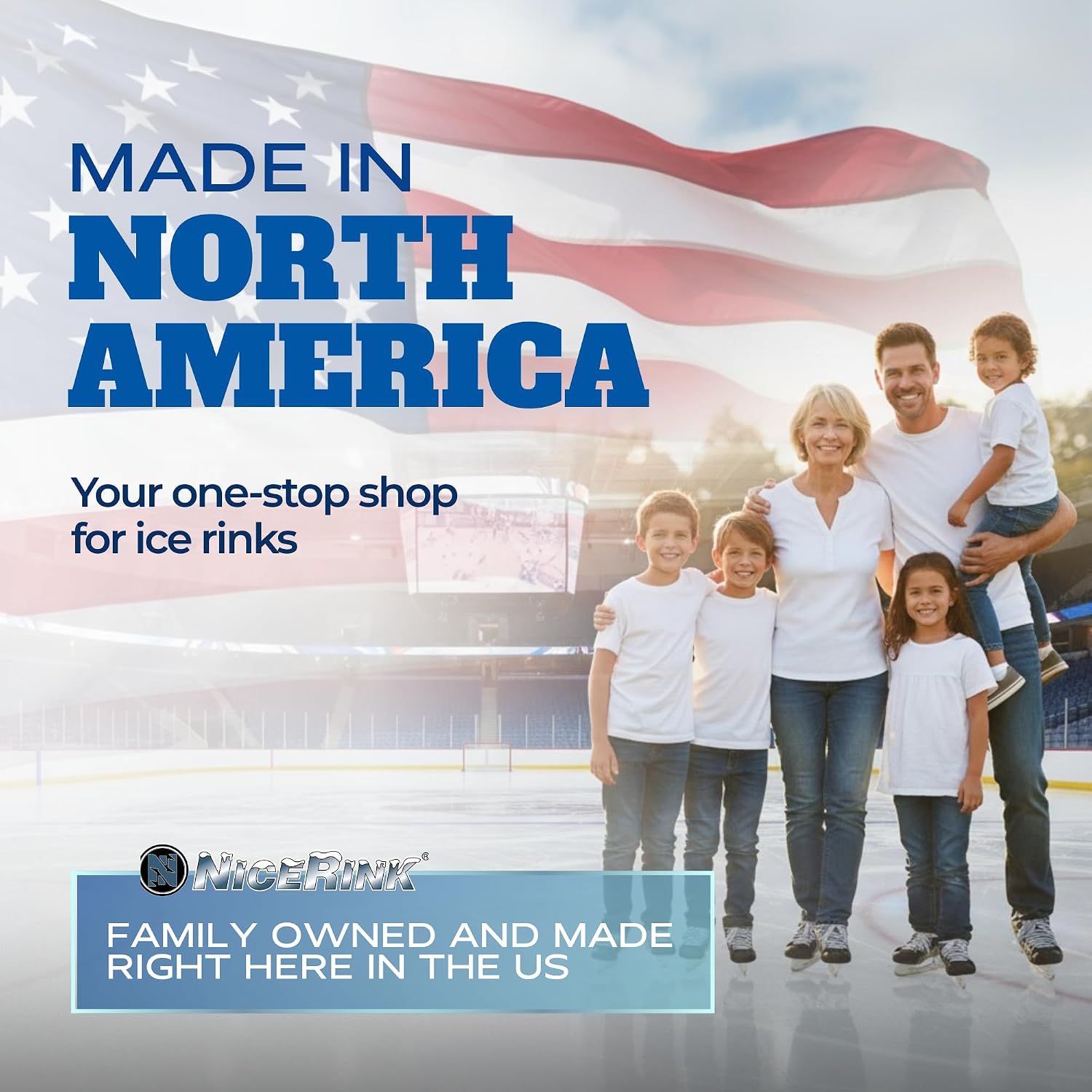 Backyard Ice Rink Accessories - Brackets, Boards, Kick Plates, Bumper Caps, and Netting - Made in USA and Canada Build Repair and Upgrade DIY Hockey and Skating Rinks