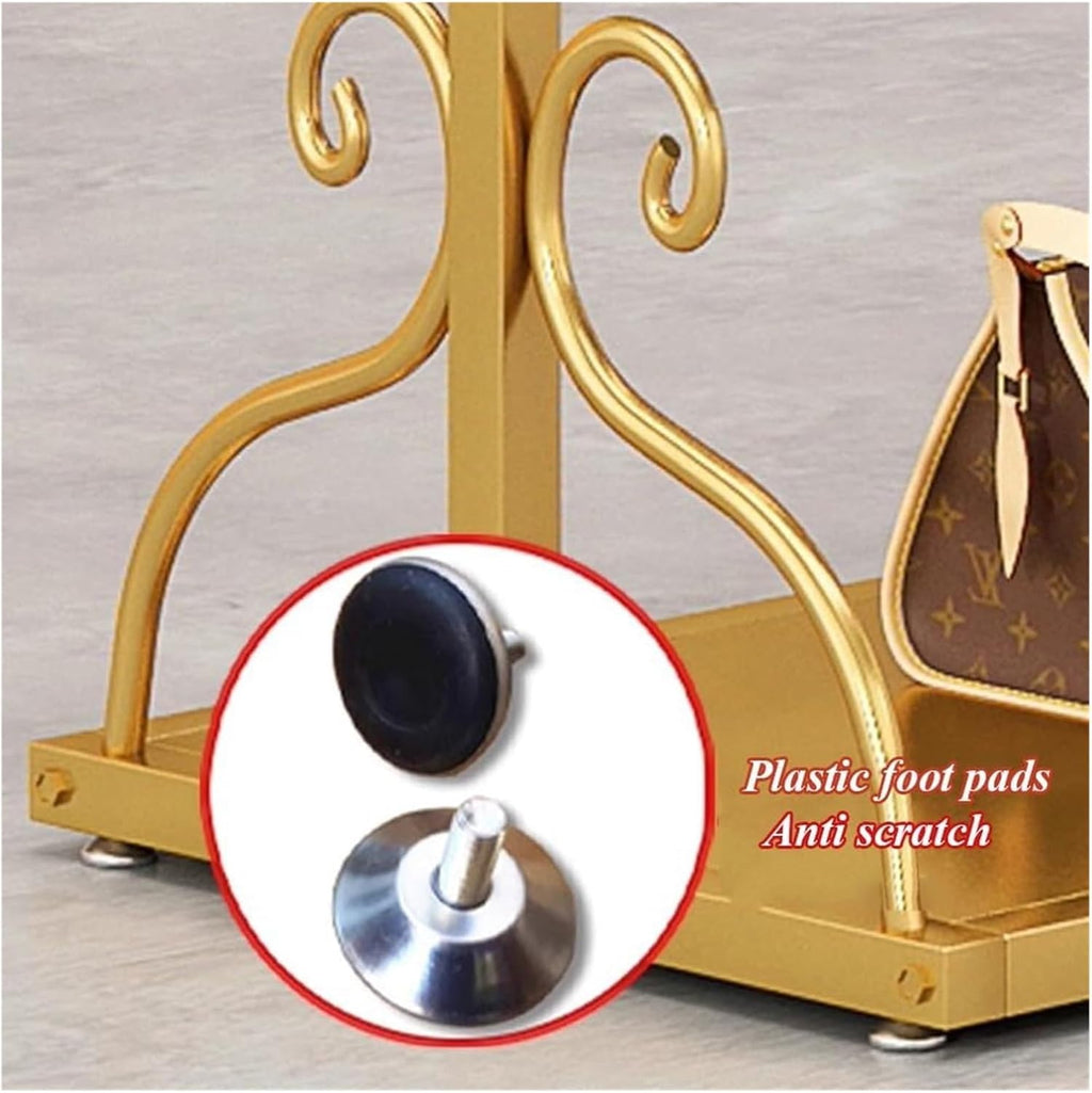 Clothes Rail Garment Rack Metal Underwear Display Stands， Floor Standing Sock Gloves Ornament Organizer Retail Store Metal Hanger Creative Commercial Shelves for Pan