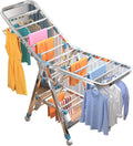 Clothes Drying Rack Laundry Drying Rack Collapsible Freestanding Washing Machine Organizer, Portable drying rack Space Saving Laundry and Drying Rack for Bathroom, Apartment and Laundry Room ( Color :