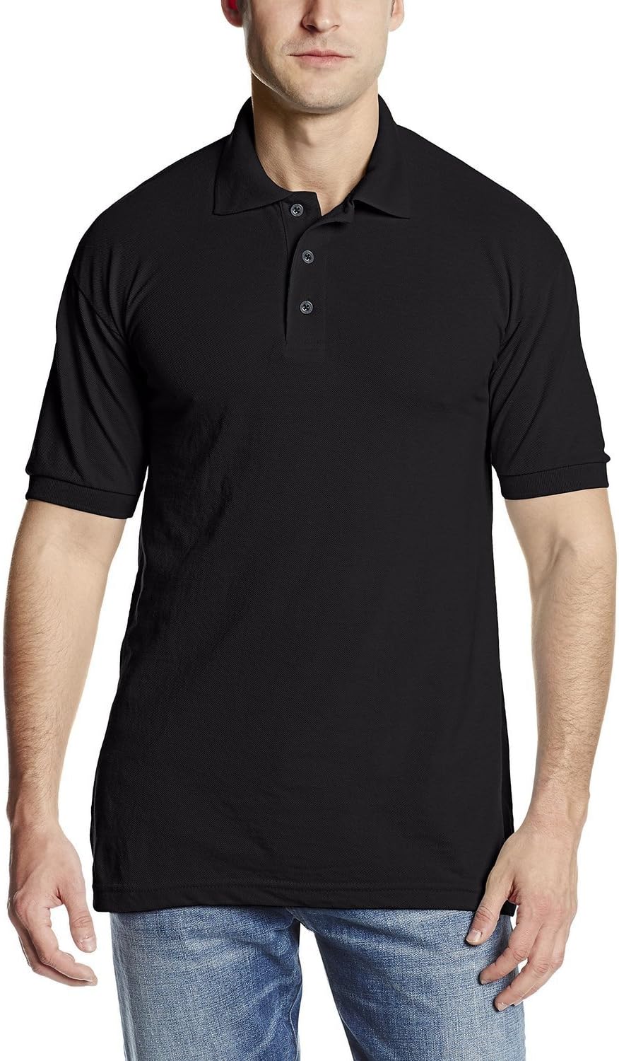 FOMANN Men's Button-Down Polo Shirt Wholesale Unisex Uniform Shirt 10 Pack