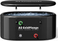 AS ColdPlunge XXL 216 Gallon Ice Bath Tub for Cold Plunge, Inflatable PVC Cold Plunge Tub with Insulated Lid, Chiller-Compatible Full-Body Cold Therapy Tub for Indoor & Outdoor Use