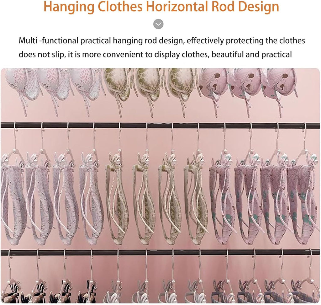 Organizer Holder Household Shorts Rack Stand, 3 Tier Underwear Display Stands, Freestanding Clothing Store Boutiques Retail Lingerie Garment Rack, Commercial Shelves for Socks Bra Panties Scarves Stor