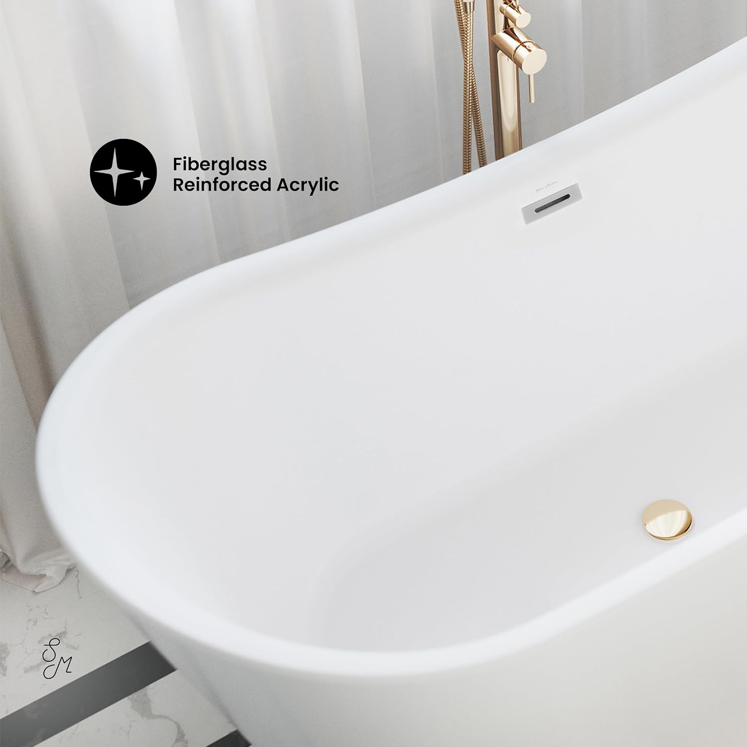 Swiss Madison SM-FB572 Ivy 67' Oval Bathtub