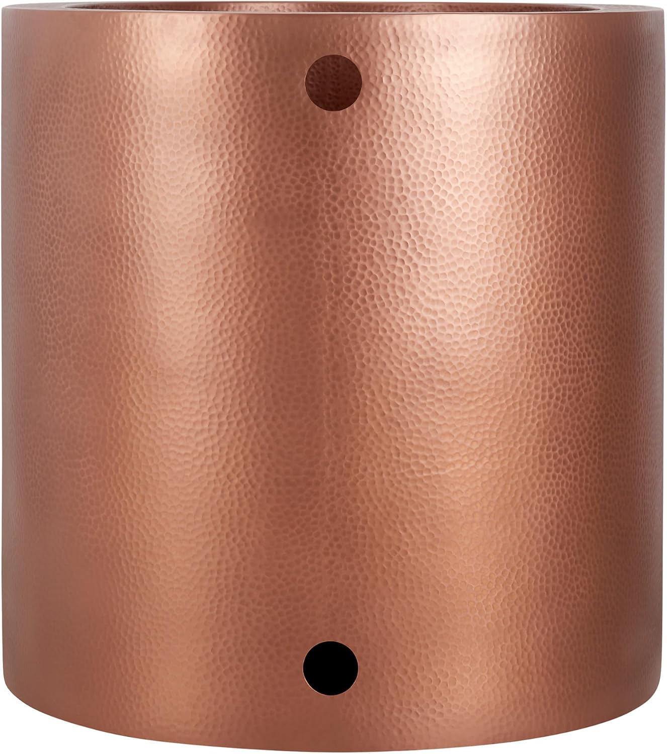 Signature Hardware 479921 Raksha 48' Copper Japanese Soaking Tub with Integrated Overflow - Less Drain Assembly