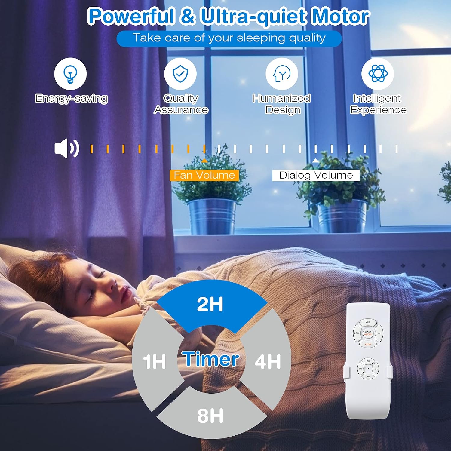 Tangkula 52?Ceiling Fan w/Lights & Remote Control, Lighting Fan w/5 Reversible Blades, 3 Wind Speed, Timer Function, Fan Lamp Suitable for Living Room, Bedroom (Silver)