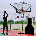 Basketball Shot Returner Hanging Basketball Return Attachment for Hoop, Metal Basketball Shot Returner Net