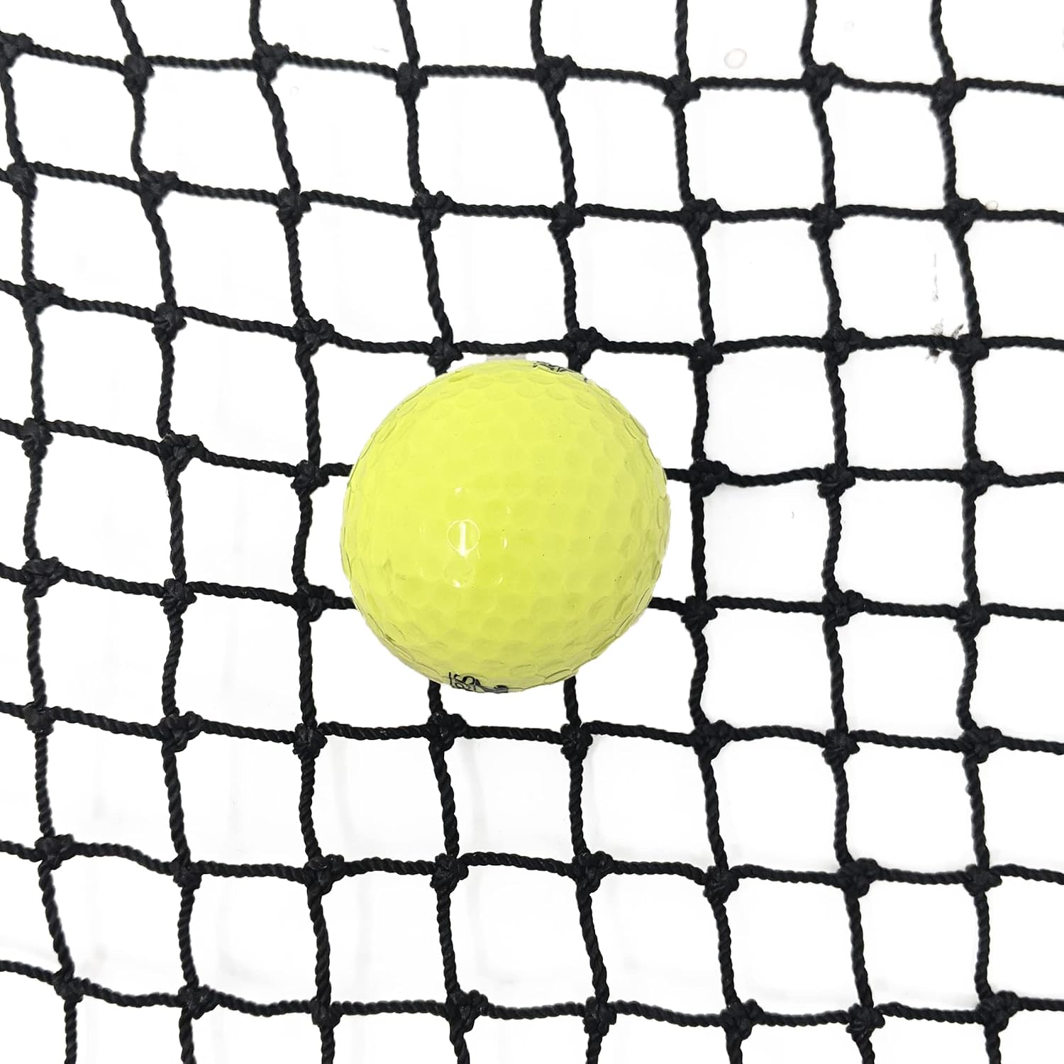 Just For Nets #18 Nylon Golf High Impact Net, 3/4' Mesh, Black