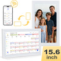 COMIX 15.6' Smart Digital Wall Calendar - WiFi Family Organizer with Sync Google/Outlook/Apple Calendar, Touchscreen Meal Planner & Chore Chart, Digital Photo Frame for Home & Office