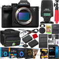 Sony a7R V Mirrorless Full Frame Interchangeable Lens Camera | Official Sony USA Partner Model | Body ILCE-7RM5 Bundle with Meike MK320 TTL HSS Flash Speedlite + Deco Gear Case + Battery & Charger Kit