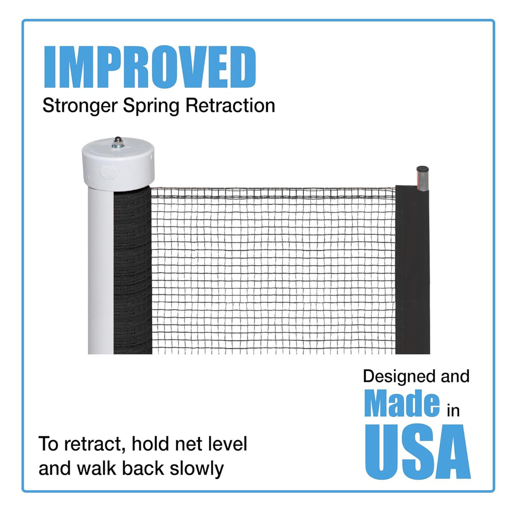 Kidkusion Retractable Driveway Guard, Black, 18' | Driveway Safety; Outdoor; Barrier; Adjustable