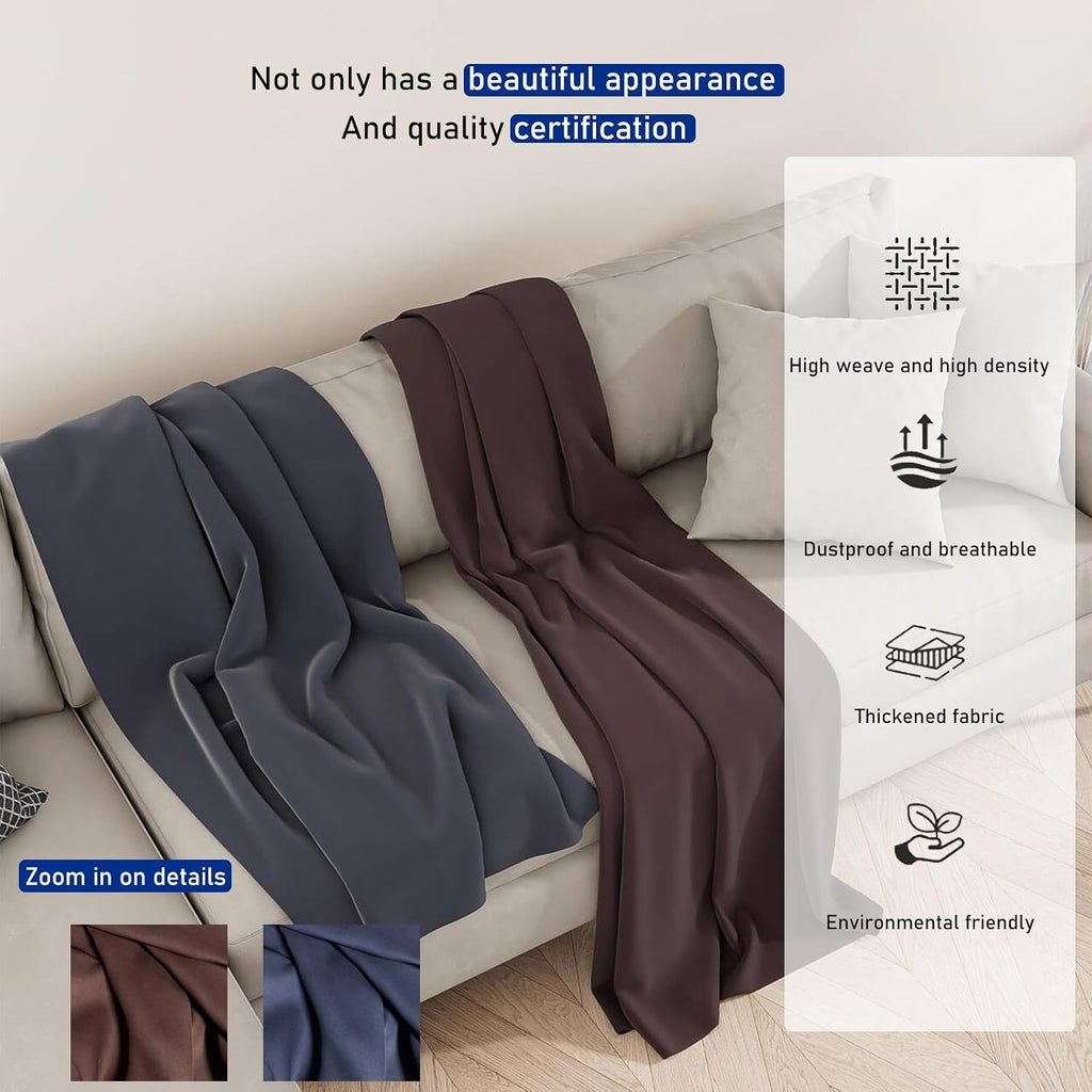 Heavy Duty Clothes Rack With Magnetic Door, Load 1500lbs, Foldable Portable Wardrobe Closet, Hanging Clothing Metal Garment Rack Closet System For Bedroom,Apartments,Rentals (Brown KT, 190cm/75in)