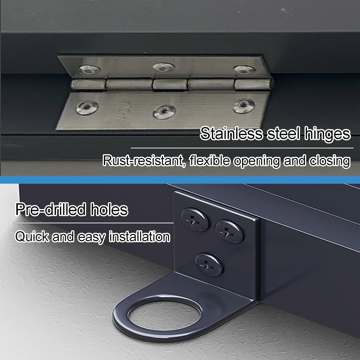 Aluminum Alloy Attic Access Door, Roof Access Hatch, Rainproof Rooftop Maintenance Hatch, with Gas Shock Strut, Easy Installation, for Attics, Patios, Basements(50cm/19.7in)