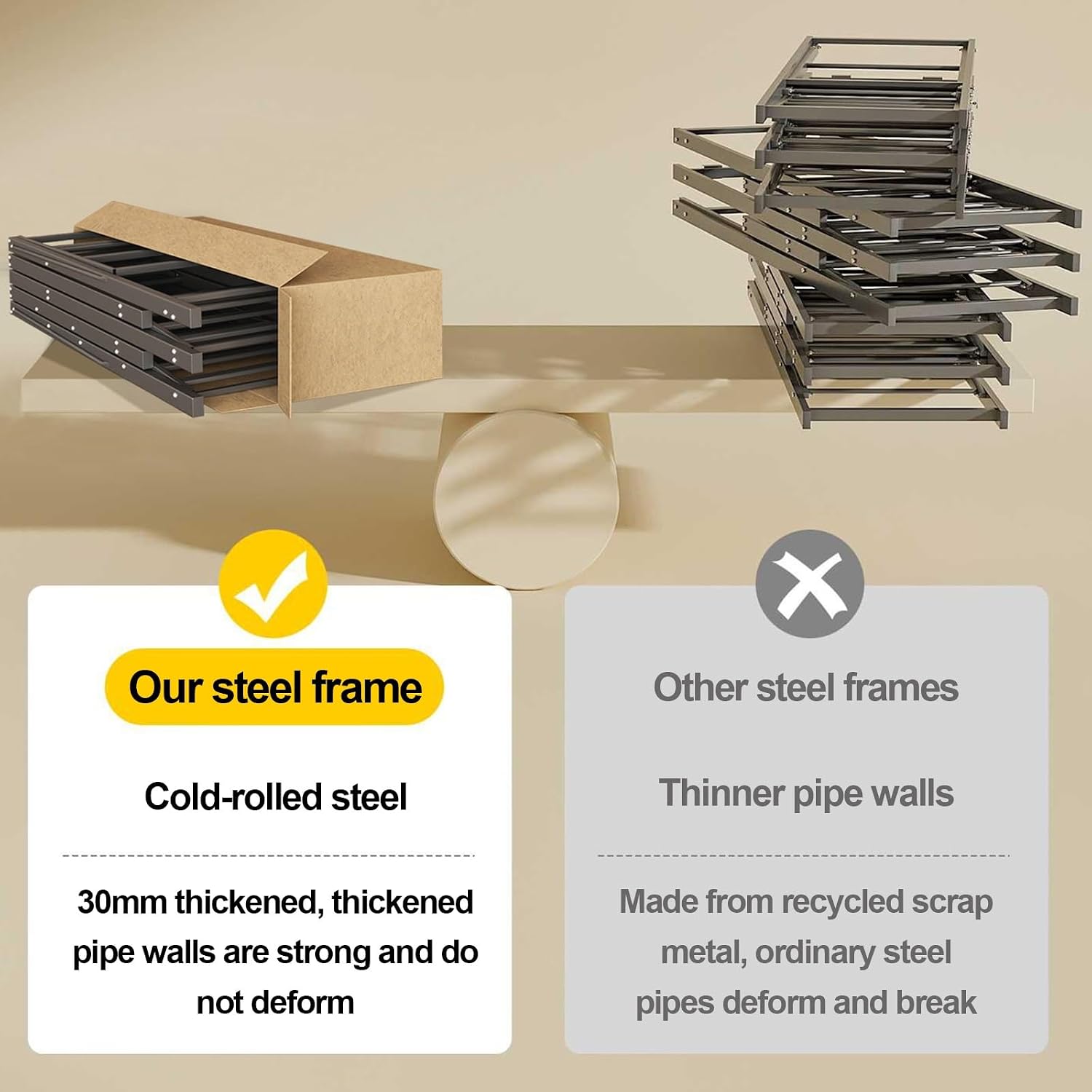 Foldable Wardrobe Closets With Cover Portable 500kg Heavy Duty Clothe Rack For Hanging Clothes Metal Garment Rack Freestanding Armoire Storage Garment Racks(C,168x170x50cm/66x67x20in)