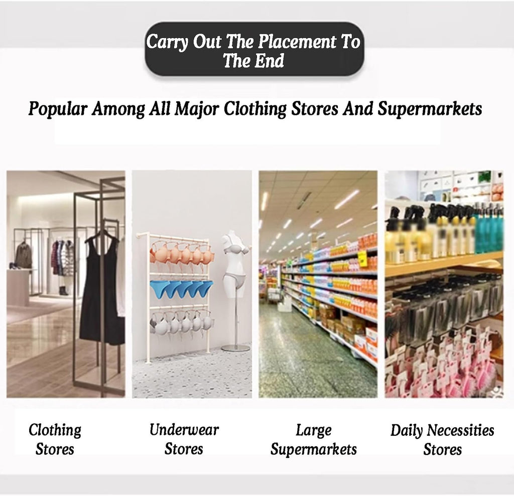 Double-Sided Underwear Display Stands,Freestanding Clothing Store Boutiques Retail Lingerie Garment Rack,for Socks Bra Panties