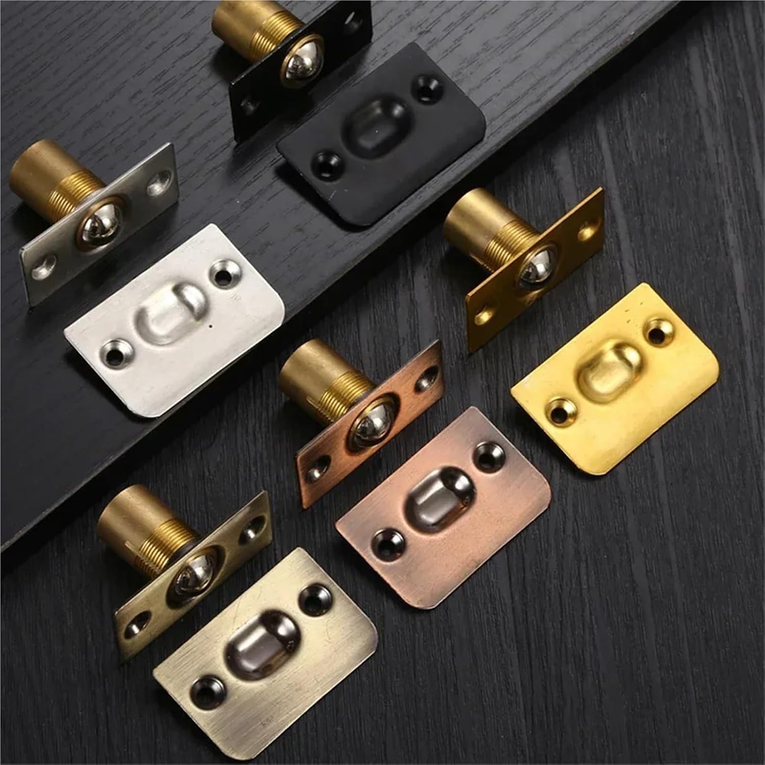 Closet Door Ball Catch, Adjustable 10/20pcs Ball Catch Latch Door Top Bead Spring Lock Closet Doors Beads Replacement Parts
