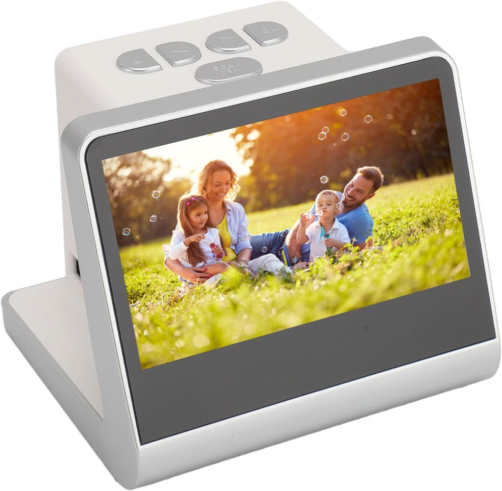 SUNGOOYUE 22MP Film Scanner, 5 Inch LCD Screen Digital Film Negatives Scanner Converts 110 135 126 KPK Negatives and 8mm Slides to JPEG Photos, with Built in 16GB Memory and Output, for (US Plug)