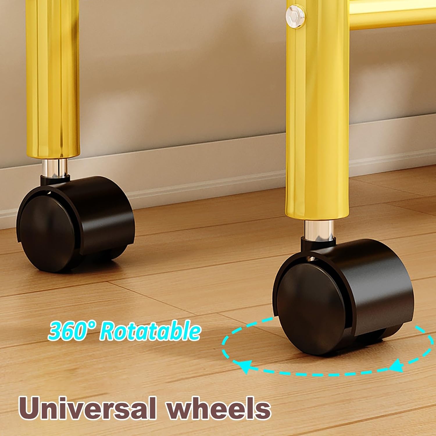 Clothes Rack For Hanging Clothes With Wheels, Metal Freestanding Portable Rolling Garment Rack, Clothing Racks With 3 Shelves For Bedroom Laundry Living Room(White,80cm/31.5in)