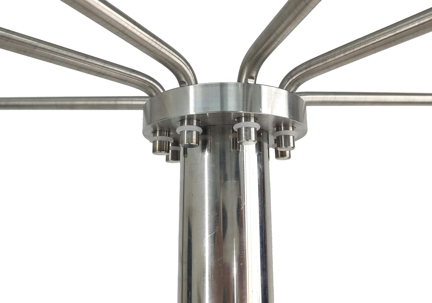 FixtureDisplays® Lead Apron Rack MRI X-Ray Protective Cover Mobile Rack with Wheels Stainless Steel Construction Non-Magnetic 1782-517W Classic-New-NF