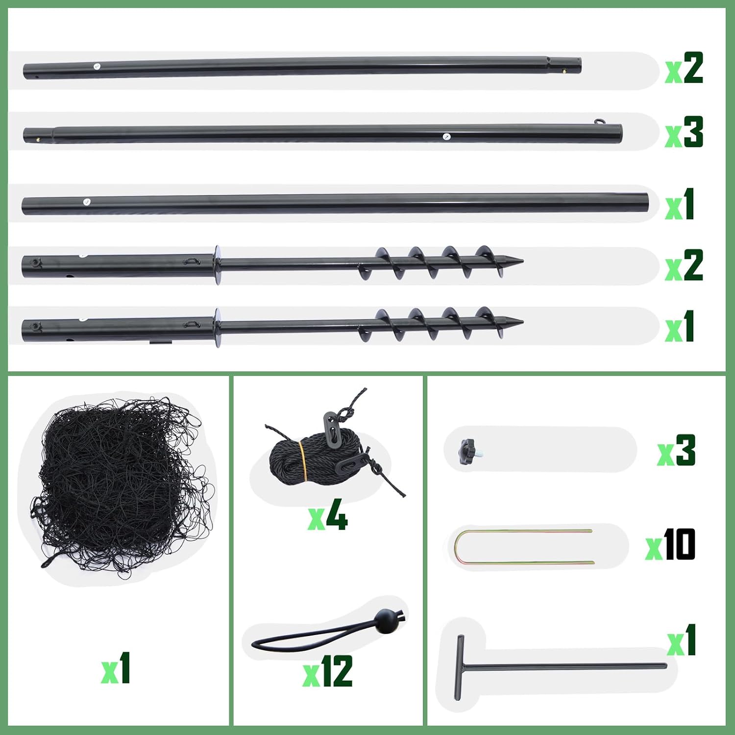 Ball Stop System - Soccer Backstop Net, Heavy Duty, High Impact, Practice Barrier