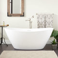 Signature Hardware 483529 Treece 61' Free Standing Acrylic Oval Tub