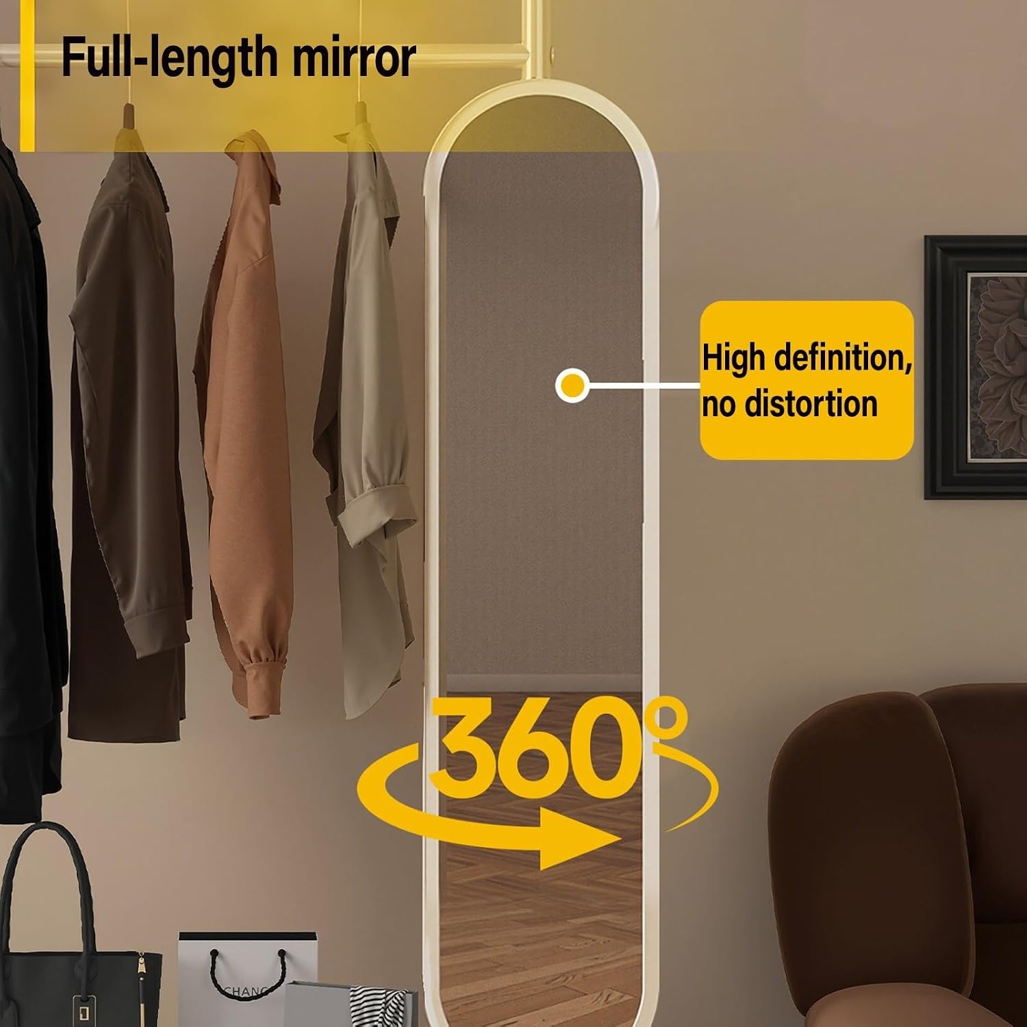 Clothes Rack With Storage Shelves,Rolling Garment Rack With Hooks,Multifunctional Metal Closet Racks For Hanging Clothes,For Bedroom,Living Room(Black,80cm/31.5in)