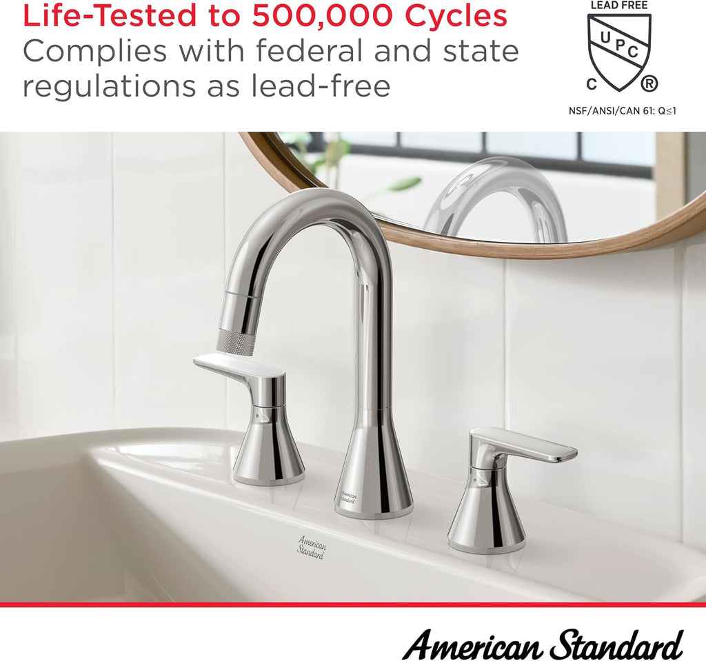 American Standard 2764951.295 Cadet Bathtub Faucet, Free Standing Tub Faucet, Brushed Nickel