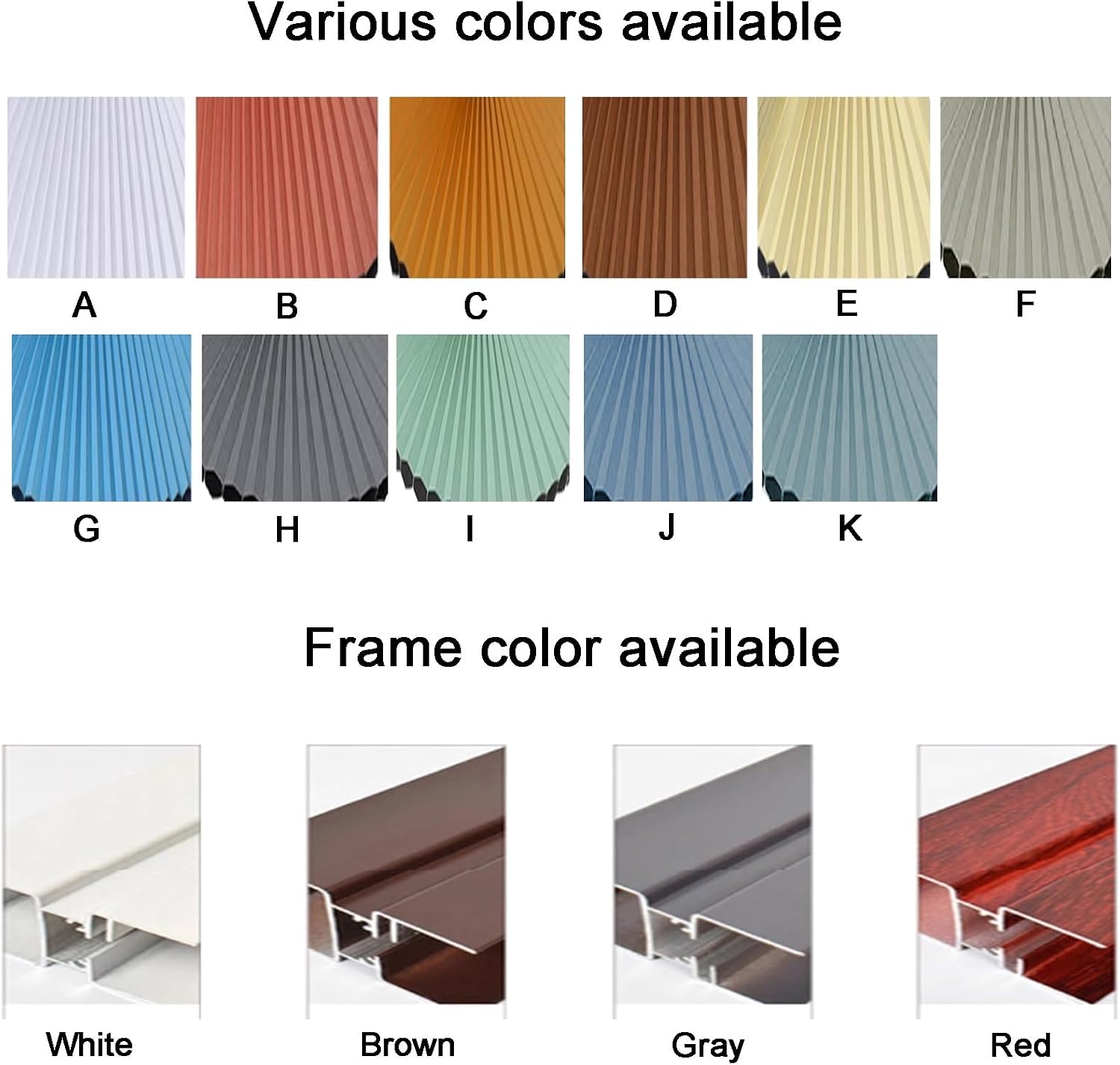 Interior Accordion Door, Sliding Closet Door with Aluminum Frame, Top Down Bottom Hallways Temporary Door for Bedroom, Bathroom(Yellow,50x180cm)