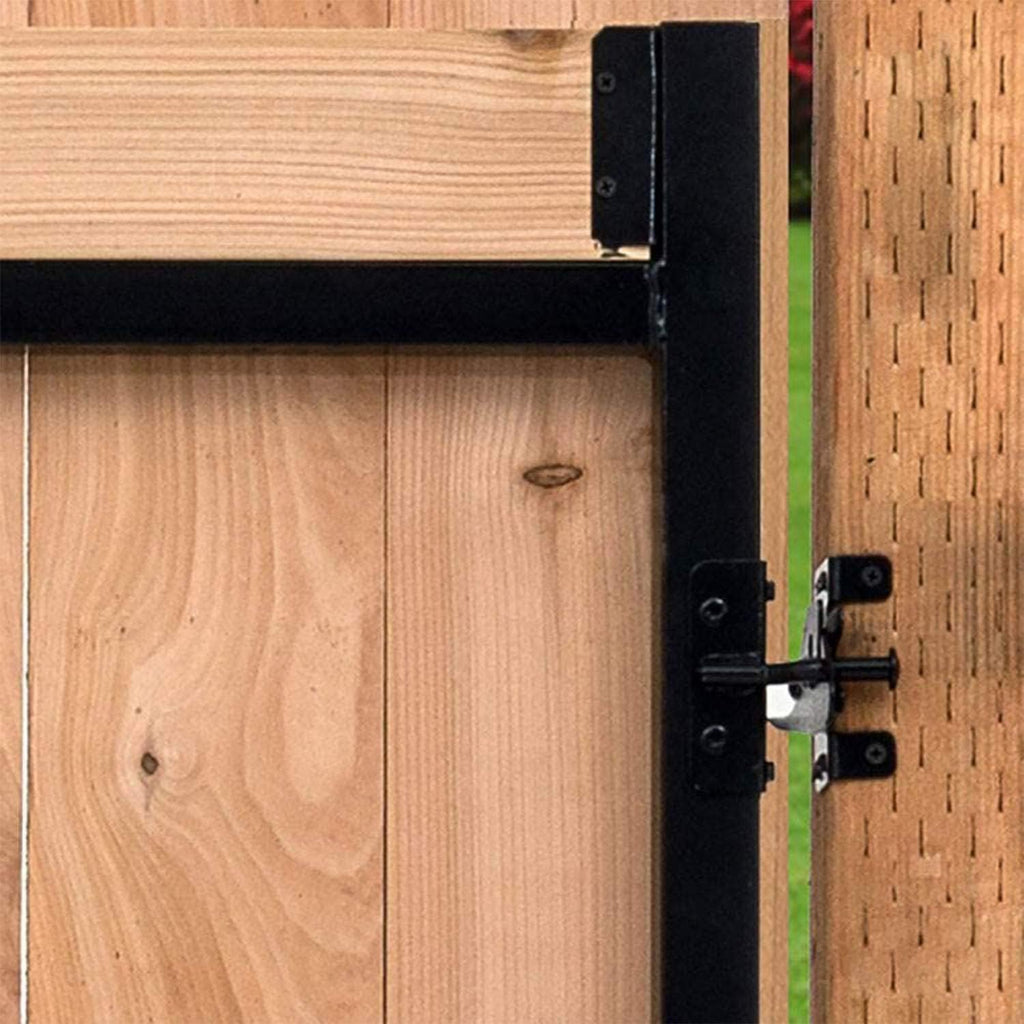 Adjust-A-Gate Full Frame Gate Fence Kit, Hardware for Openings 36'-60', Heights 3'-4'
