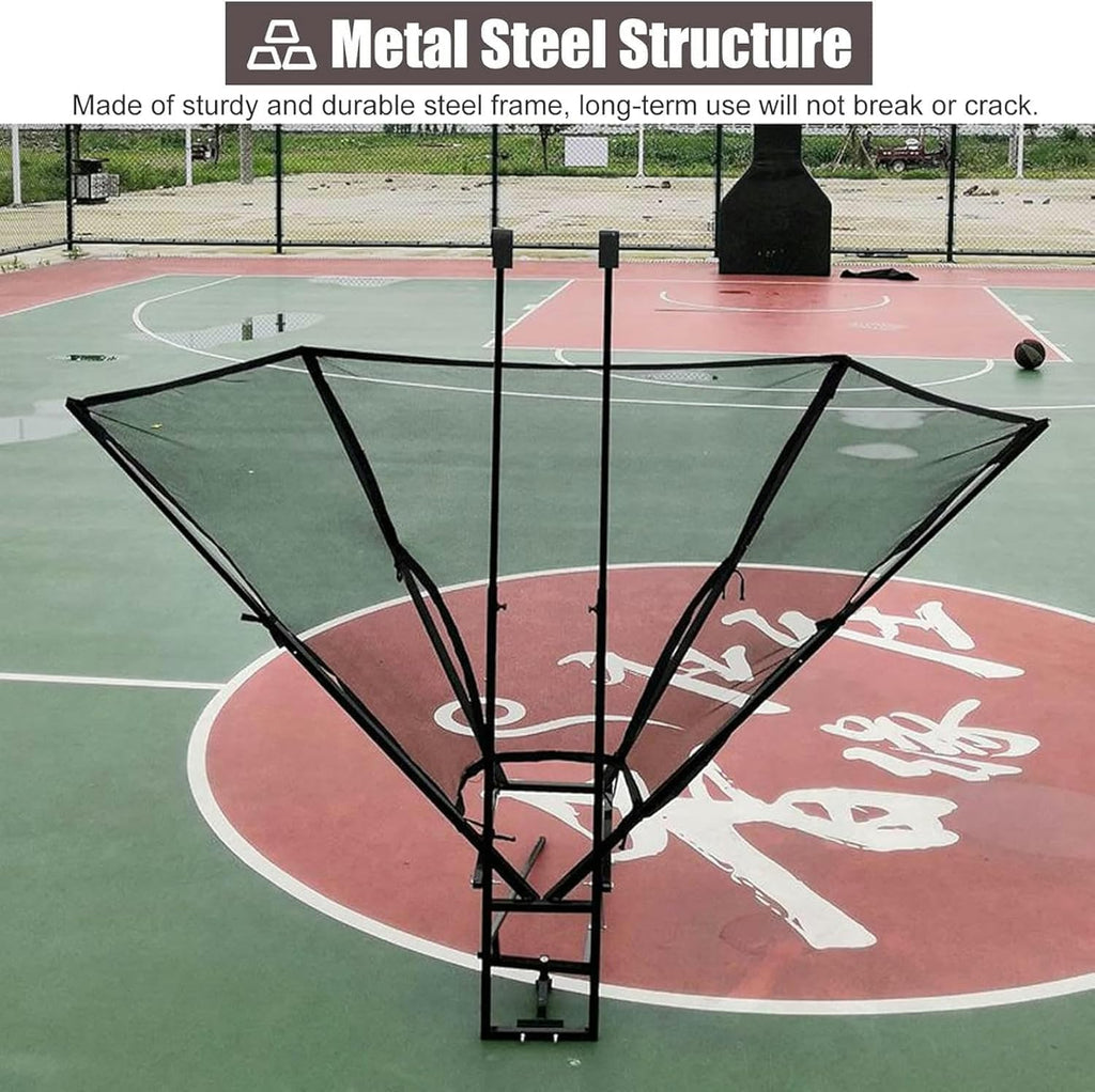 Shootaround Metal Basketball Rebounder for Hoops Basketball Basketball Net Rebounder Basketball Rebounder for Training Exercises