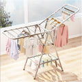 Foldable Freestanding Drying Rack,Collapsible Clothes Drying Rack Foldable Garment & Clothes Drying Rack 3-Tier Stainless Steel Foldable Floor Clothes Rack Folda, OneColor-1.5m
