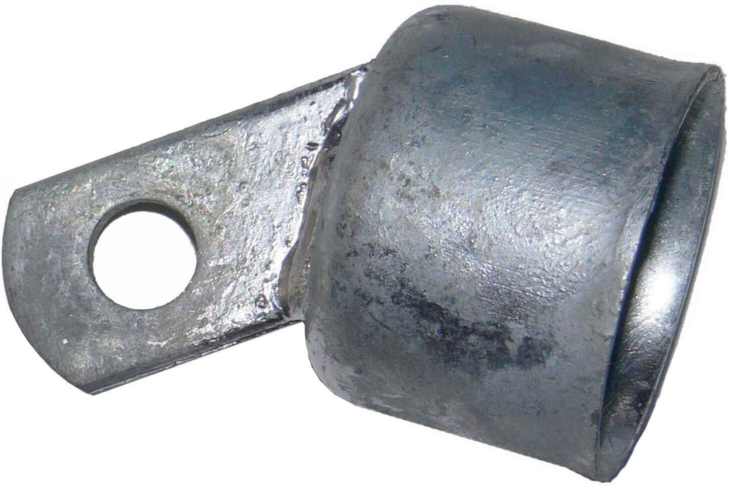 1-7/8' - CASE - Top Rail End for Chain Link Fence - Use for 1-7/8' Outside Diameter Top Rail Pipe - Galvanized Pressed Steel Chain Link Rail End - Qty 50